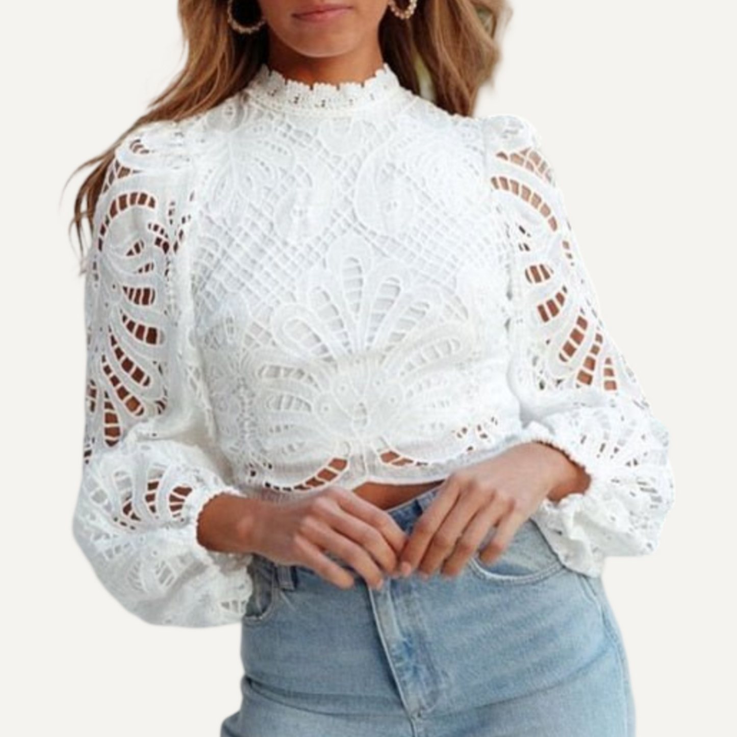 XAO Blusa encaje