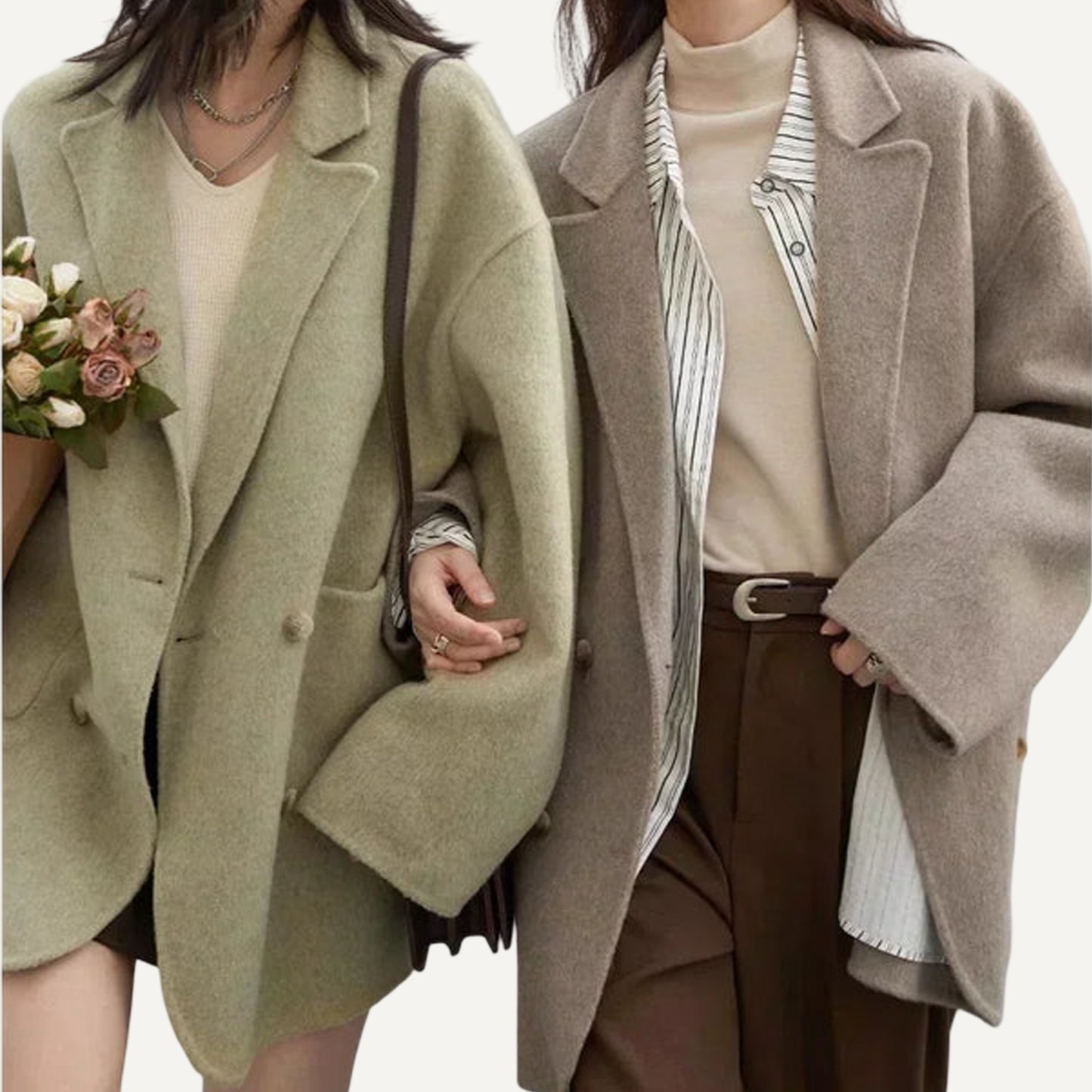 XAO Blazer Oversize de Lana Premium