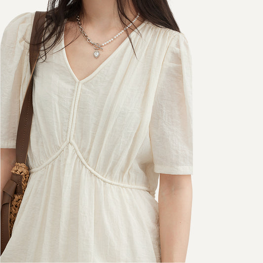 XAO Vestido Largo con Escote en V