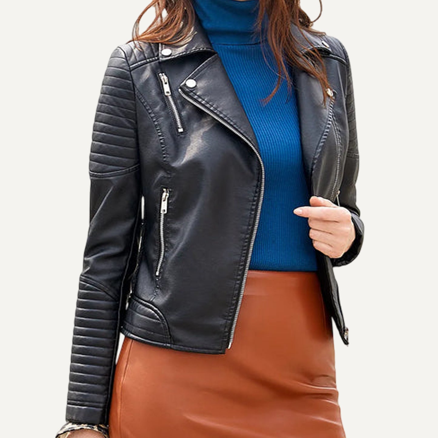 XAO Chaqueta Cuero Sintetico