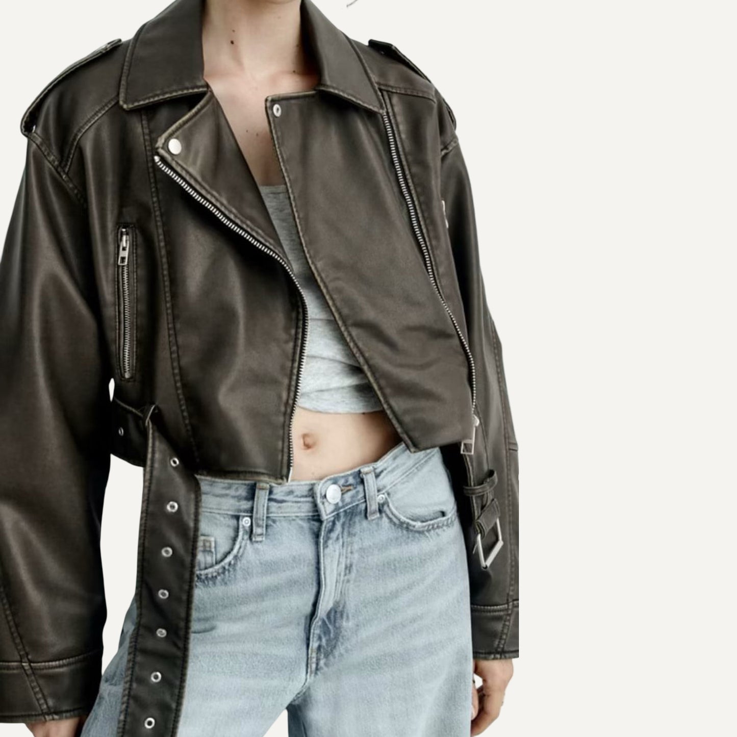 XAO Chaqueta Cuero Faux