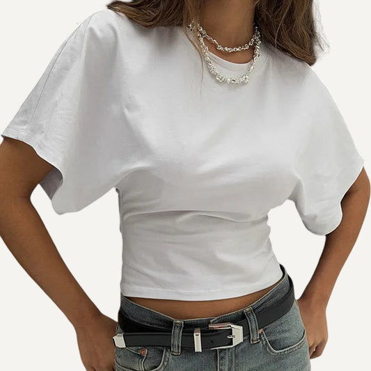 XAO Camiseta corta con Mangas cortas amplias