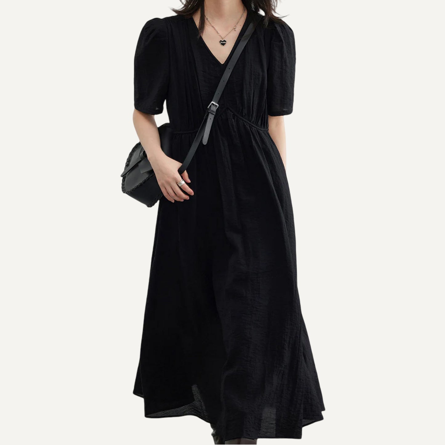 XAO Vestido Largo con Escote en V