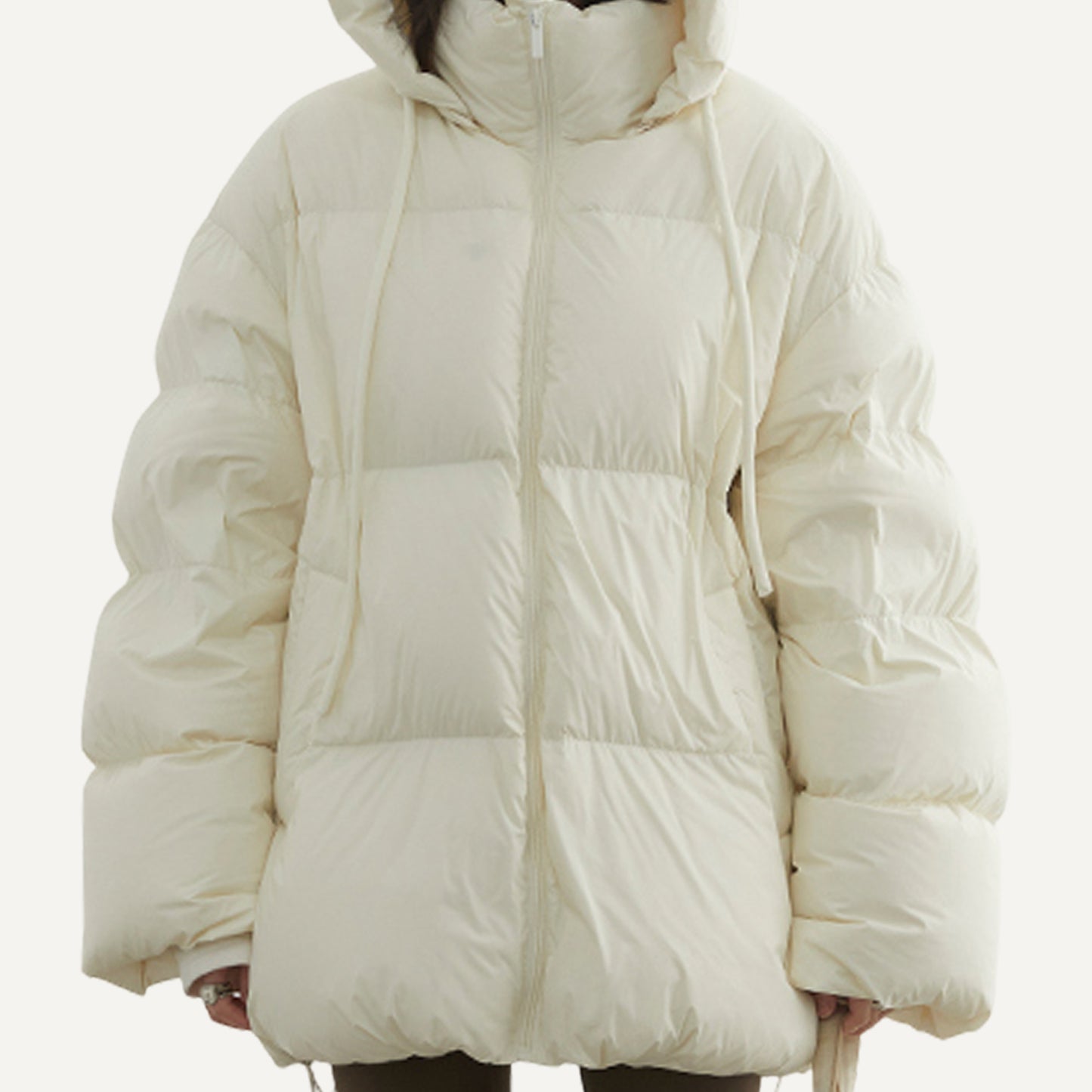 XAO Campera Rellena Crema/Cafe/Gris