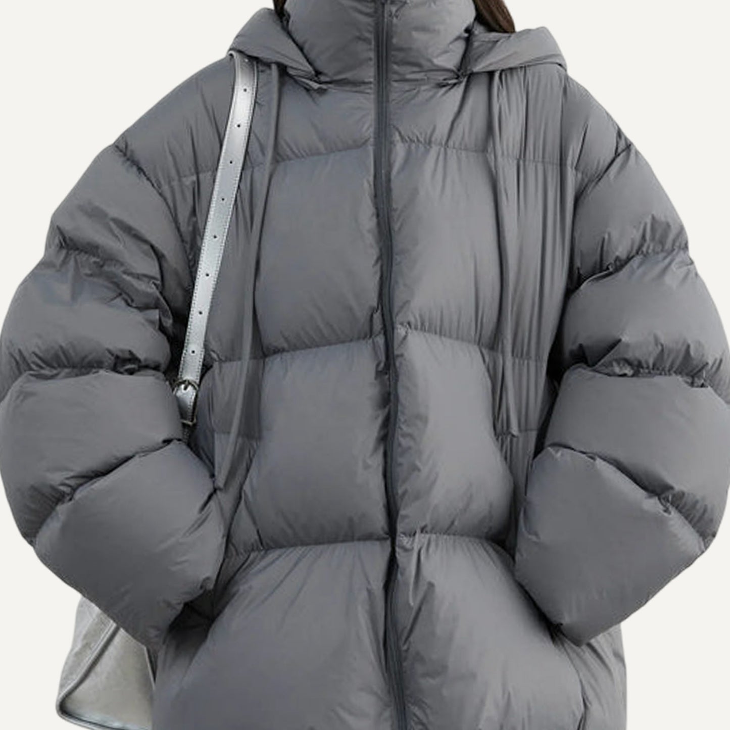 XAO Campera Rellena Crema/Cafe/Gris