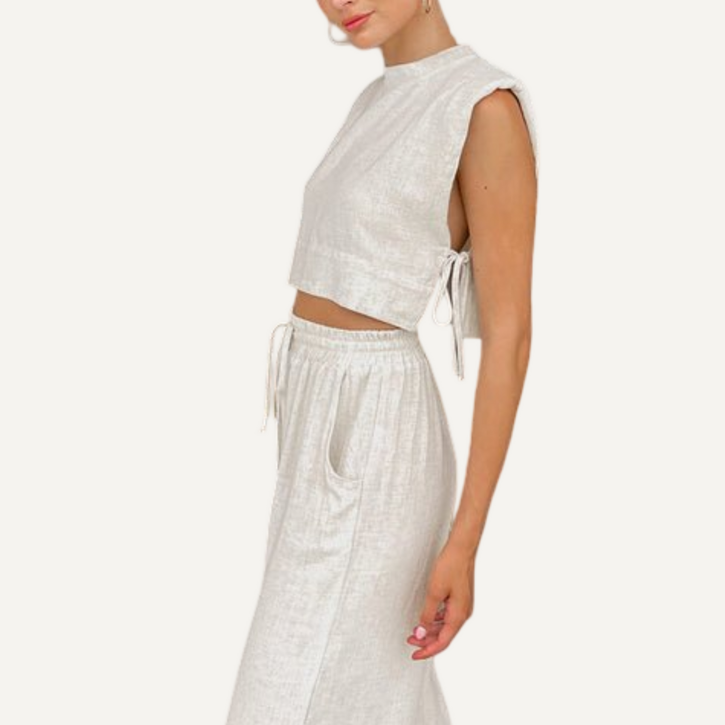 XAO Conjunto Crop Top y pantalon