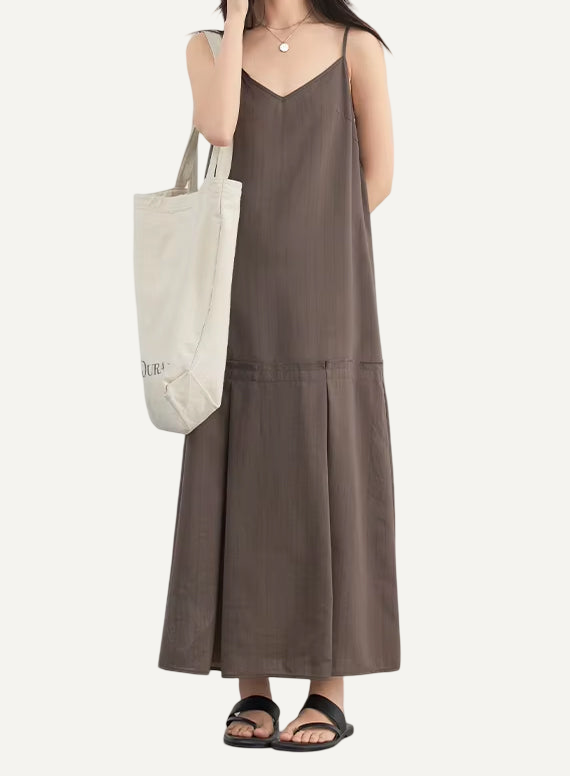 XAO Set Camisa y Vestido en Capas Livianas