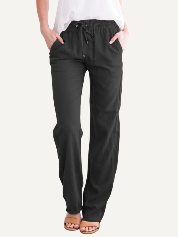 XAO Pantalones Lino Algodón