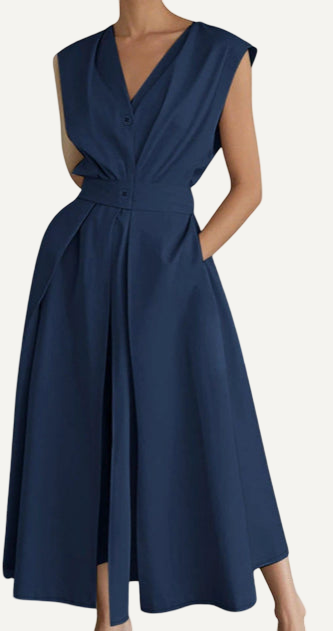 XAO Vestido estilo camisa manga corta